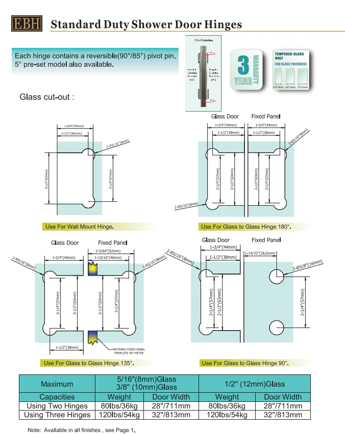 Wall Mount with Offset back plate- STANDARD DUTY